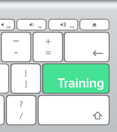Training Enter Button Keyboardのイラスト素材