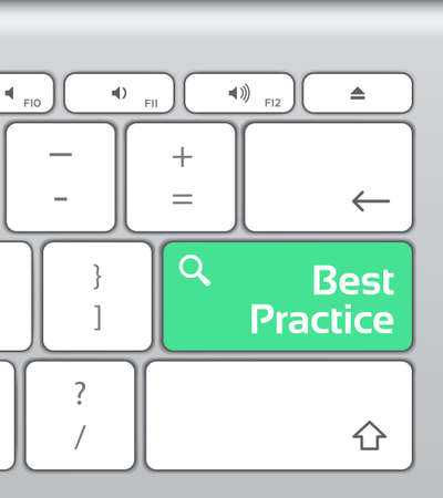 Best Practice Enter Button Keyboardのイラスト素材