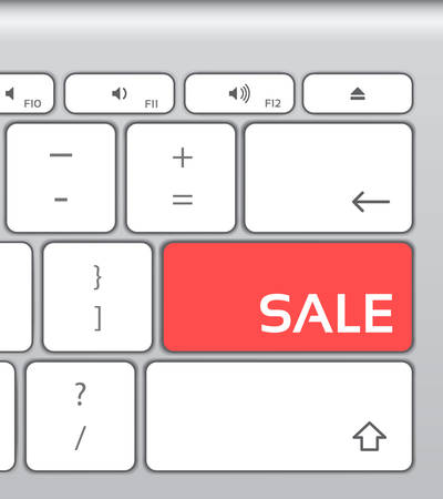 Sale Enter Button Keyboardのイラスト素材