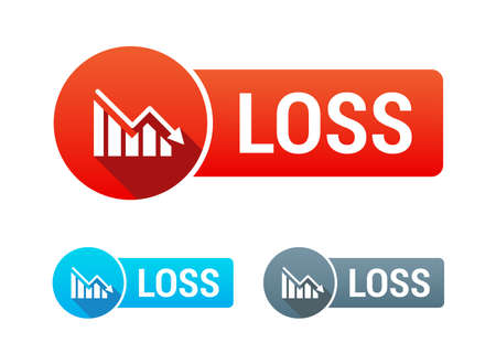 Loss Bannerのイラスト素材