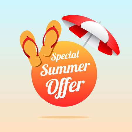 Special Summer Offerのイラスト素材