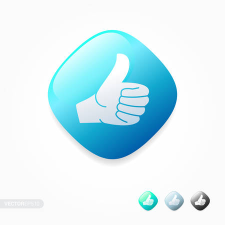 Thumbs Up Iconsのイラスト素材