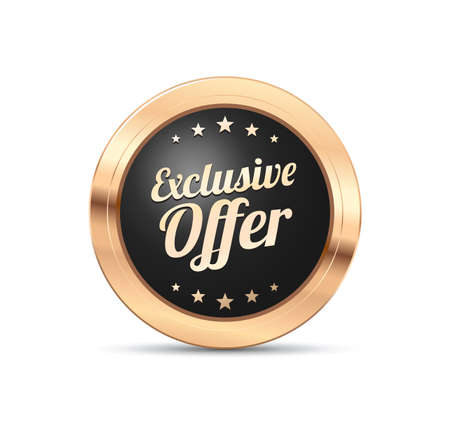 Exclusive Offer Badgeのイラスト素材