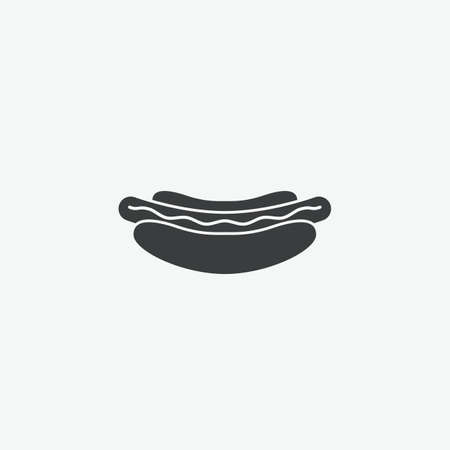 Hot Dog Iconのイラスト素材