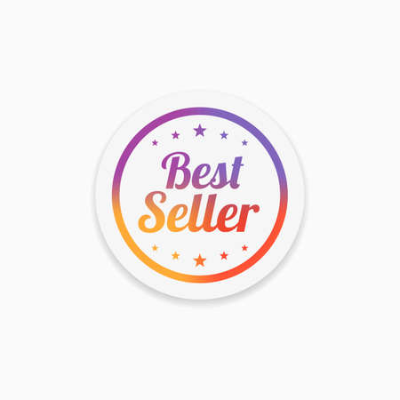 Best Seller Labelのイラスト素材