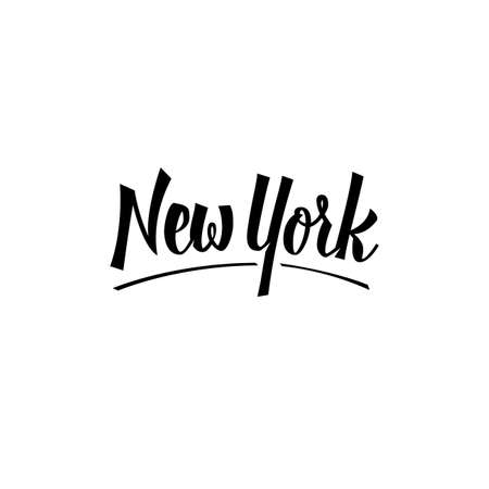 New York Letteringのイラスト素材