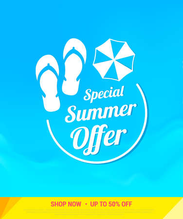 Special Summer Offerのイラスト素材