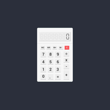 Calculator Iconのイラスト素材
