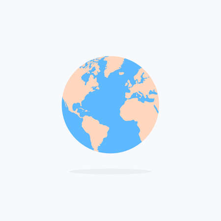 Earth Globe Iconのイラスト素材