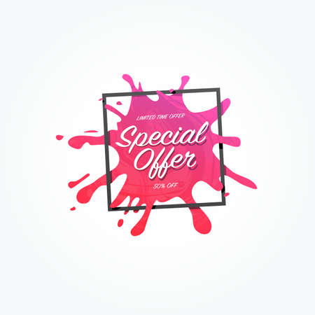 Special Offer Stain Labelのイラスト素材