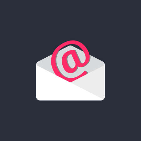 Contact Mail Iconのイラスト素材