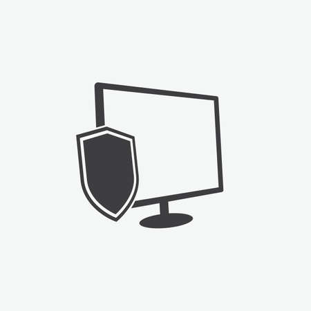Computer screen icon.のイラスト素材