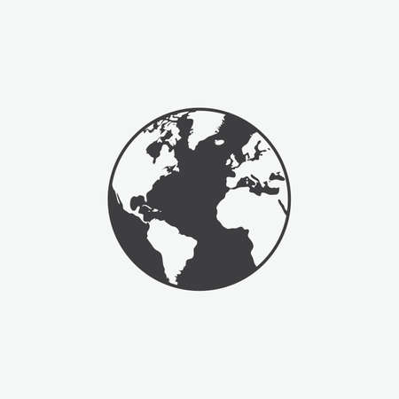Globe icon.のイラスト素材