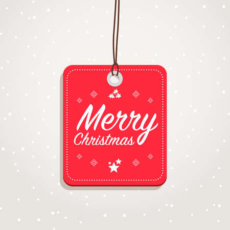 Merry Christmas Badgeのイラスト素材