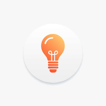 Light bulb idea iconのイラスト素材
