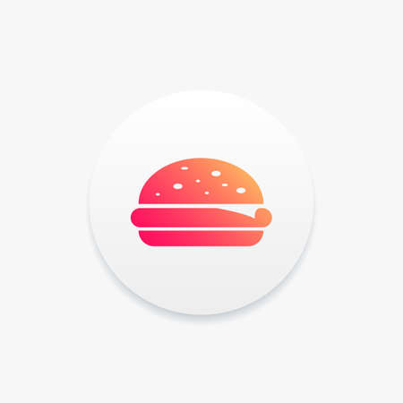 Hamburger Iconのイラスト素材