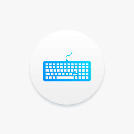 Keyboard Computer Iconのイラスト素材