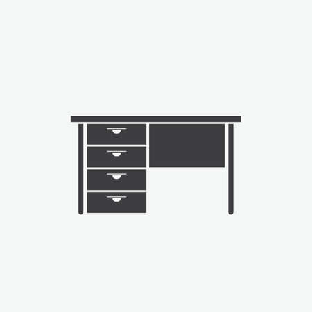 Office Desk Vector Iconのイラスト素材
