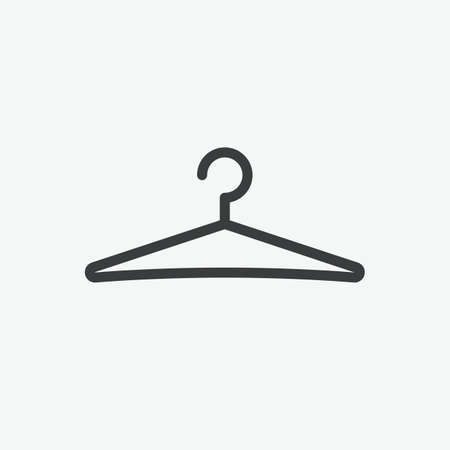 Hanger Vector Icon on light backgroundのイラスト素材