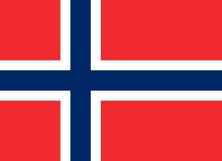 Norway Vector Flagのイラスト素材