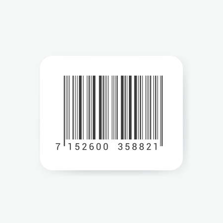 Bar Code Vector Iconのイラスト素材