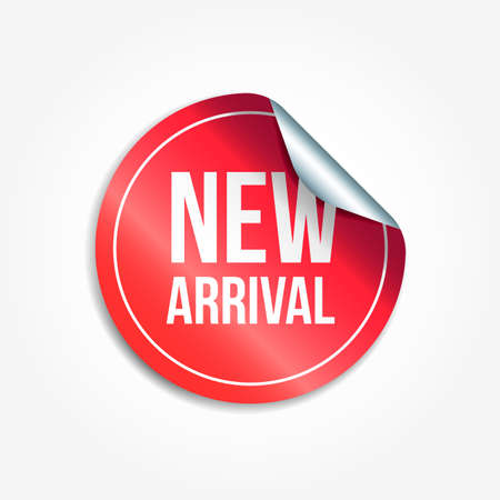 New Arrival Shopping Vector Stickerのイラスト素材