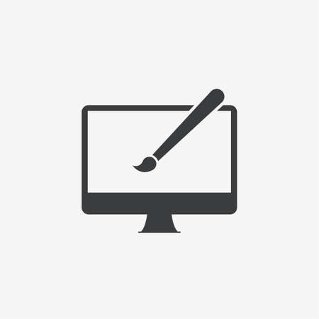 Creative Design Computer Vector Iconのイラスト素材