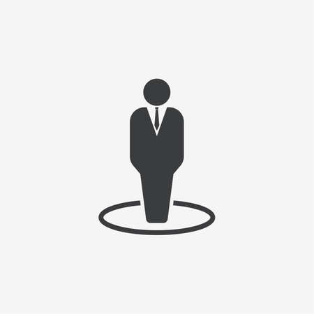 Businessman Vector Iconのイラスト素材