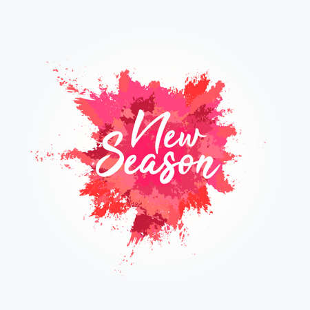 New Season Powder Stain Commercialのイラスト素材