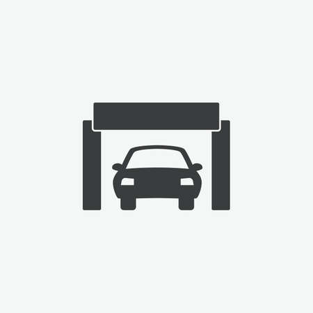 Car Wash Vector Iconのイラスト素材