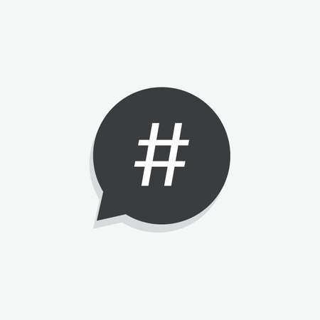 Hashtag Vector Iconのイラスト素材