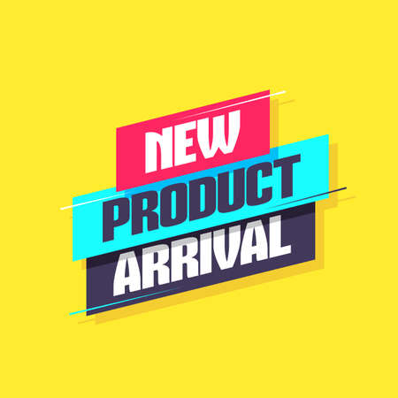 New Product Arrival Label vector illustrationのイラスト素材