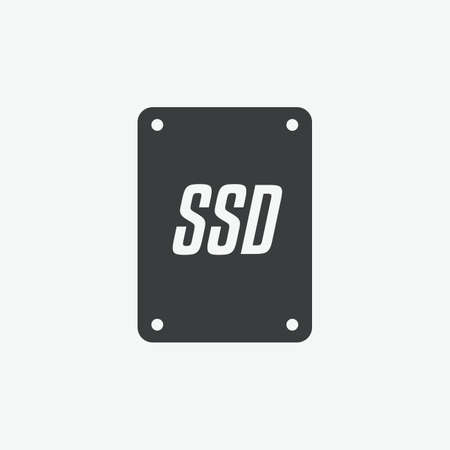 Solid State Drive Vector Iconのイラスト素材