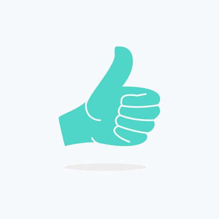 Thumbs Up Hand Vector Iconのイラスト素材