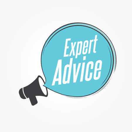 Expert Advice Megaphone Announcementのイラスト素材