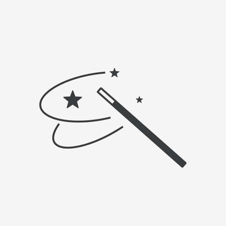 Magic Wand Vector Iconのイラスト素材