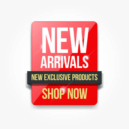 New Arrivals Products Shopping Only Labelのイラスト素材