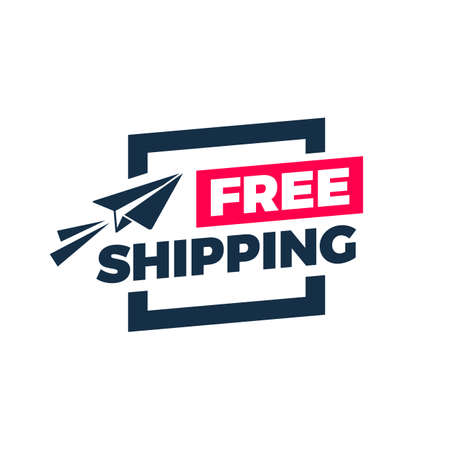 Free Shipping Flat Design Color Iconのイラスト素材