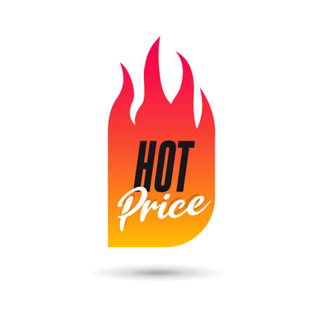 Hot Price Promotion Shopping Labelのイラスト素材