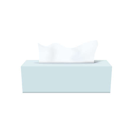 Tissue Box Paper Napkins Vector Illustration Vector Illustrationのイラスト素材