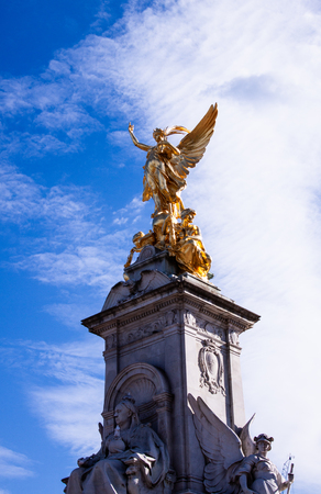 The victoria memorial in front of Buckingham palace  Londonのeditorial素材