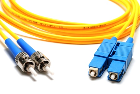 several different types of optical connectors singlemode fiber.