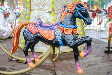 carousel in the park of Brestの写真素材