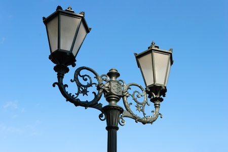 Forged street lamp の写真素材
