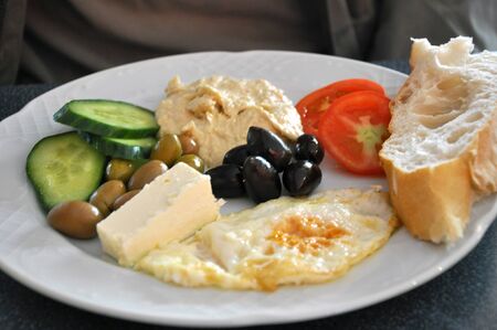 Greek breakfastの写真素材