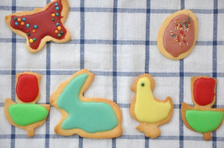 Homemade Easter cookies