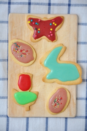 Homemade Easter cookies