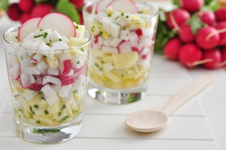 Healthy Radish Saladの写真素材