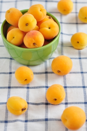 Fresh Ripe Apricotsの写真素材