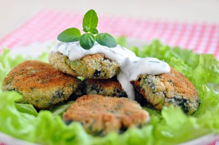 Vegetable Patties with Swiss Chard